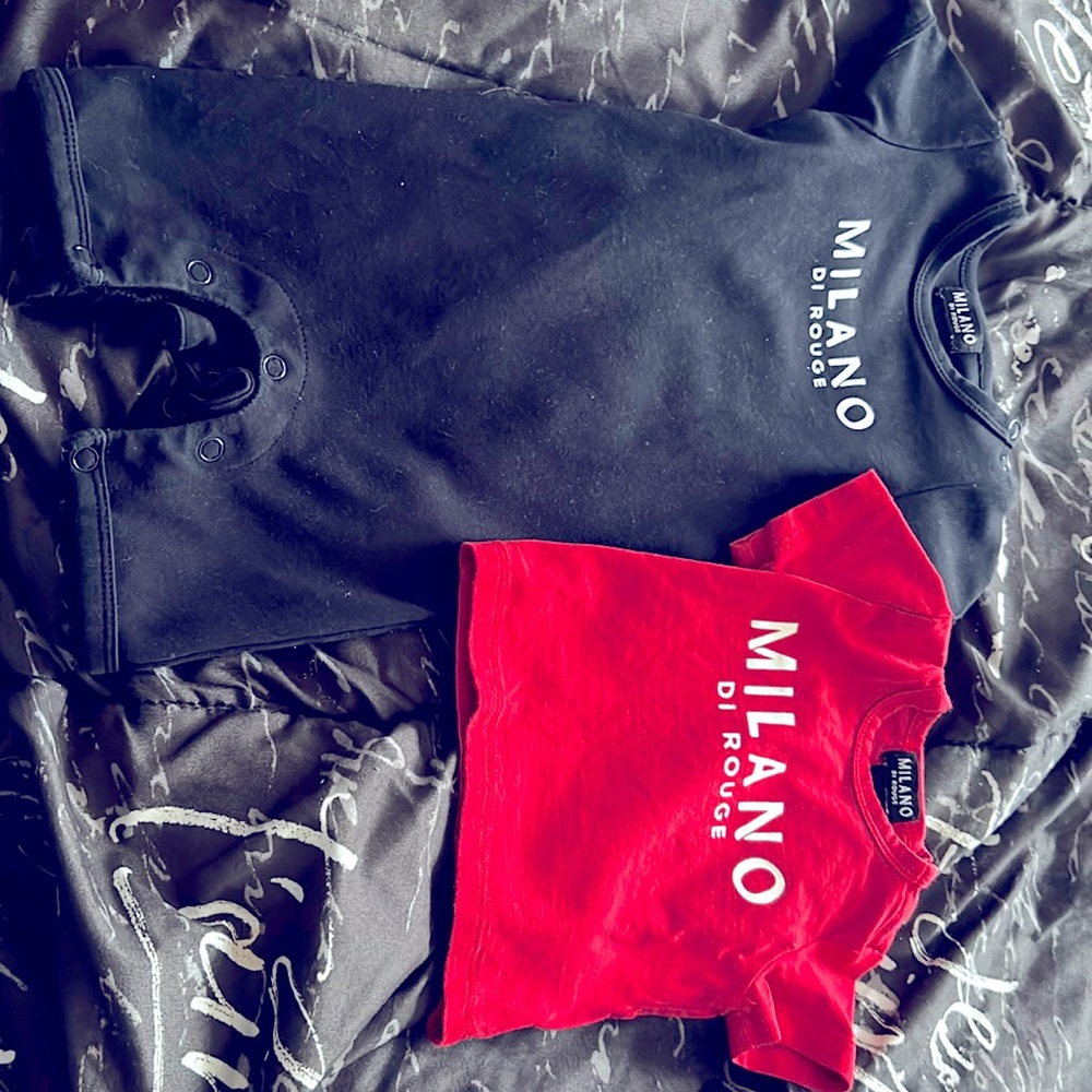Milano tshirt and full body romper